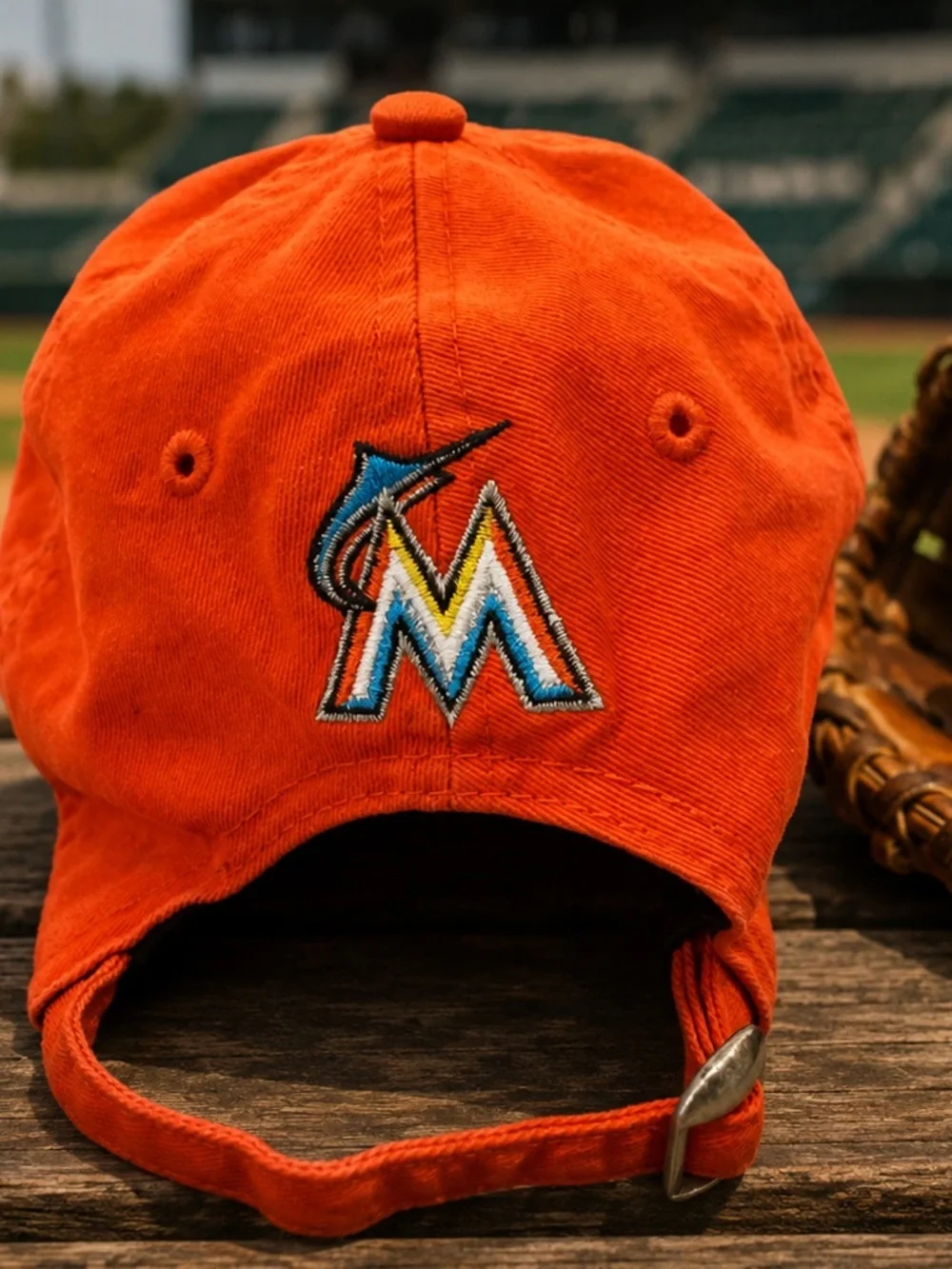 Autographed Signed 2012 Miami Marlins New Era Youth Hat 9TWENTY